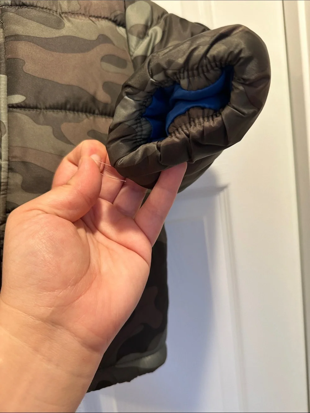 Carters camouflage puffer